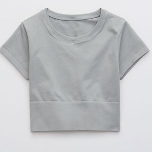 AERIE Seamless Cropped Offline T-shirt